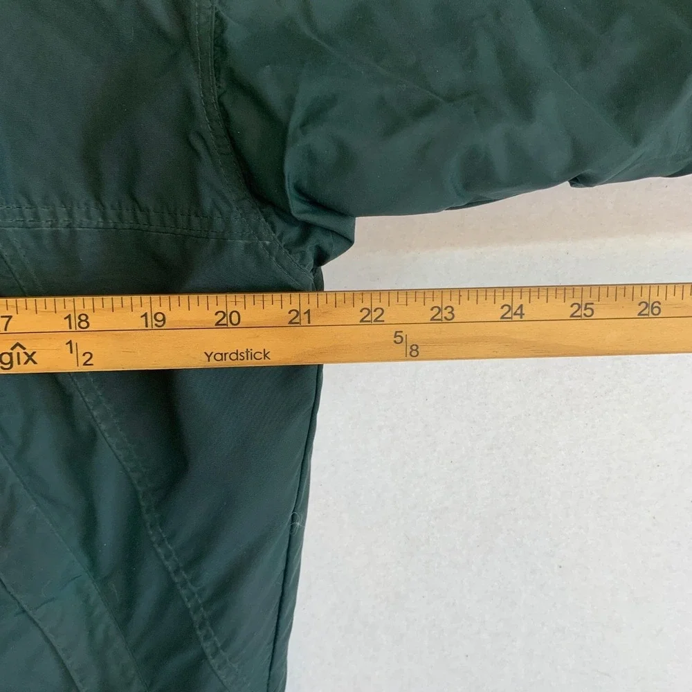 VTG Patagonia Shelled Synchilla Jacket Mens M‎ Green Fleece Lined Bomber USA